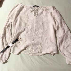 Abercrombie & Fitch Cream Blouse